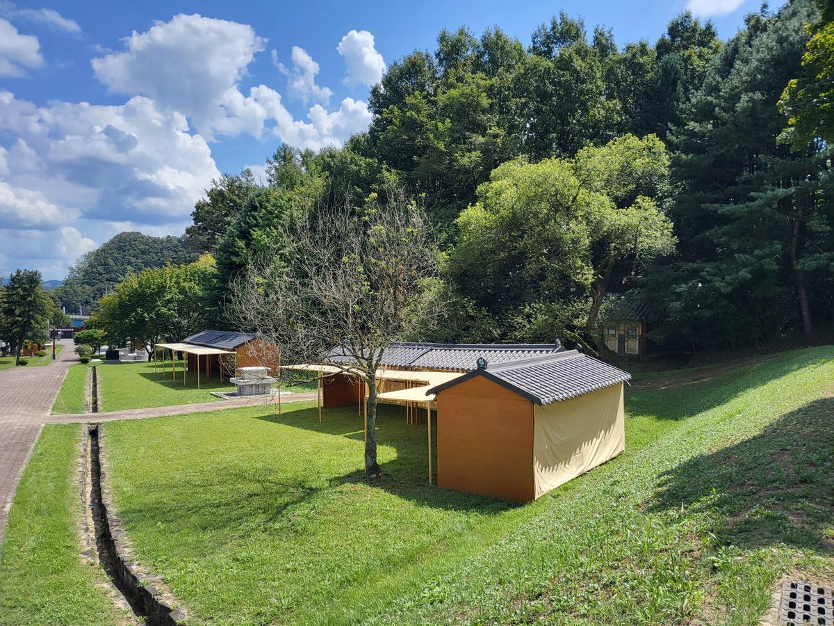 영동 난계축제 기와부스