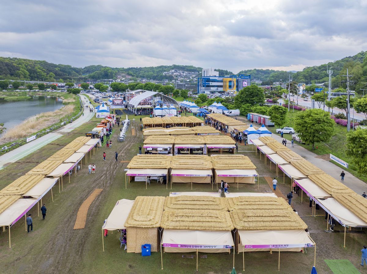 영주 선비축제 초가부스